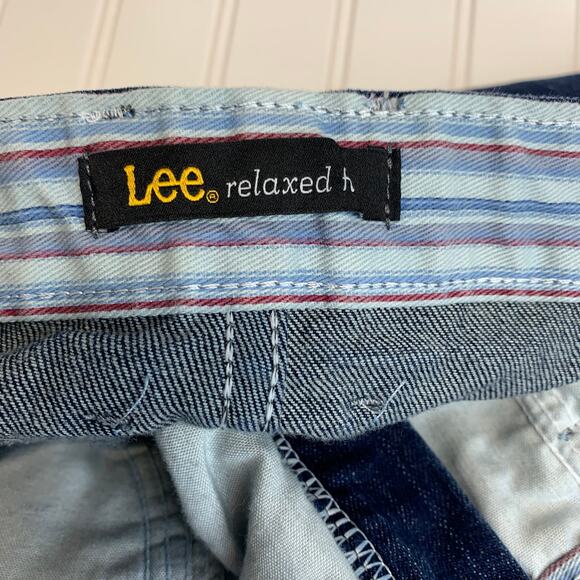 Lee Relaxed Fit Mom Jeans Sz 12 Dark Wash - Picture 5 of 7